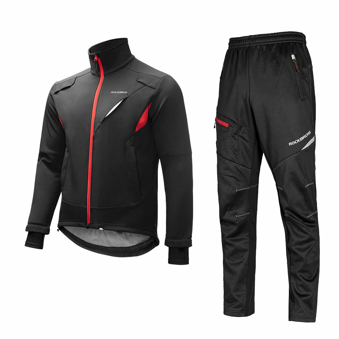 fahrradbekleidung winter herren intersport ROCKBROS Winter Jacke / Hose Herren Windschutz Radsportanzug – ROCKBROS-DE