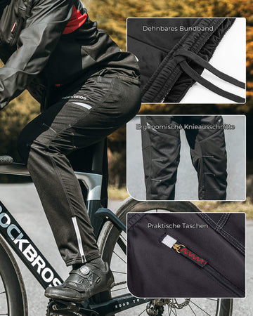 fahrradbekleidung herren winter test ROCKBROS Winter Radhose Herren Windschutz – ROCKBROS-DE