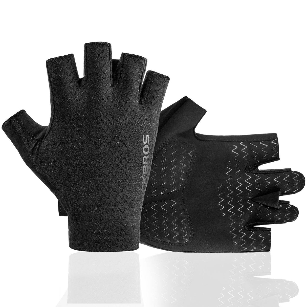 ROCKBROS Gel gemusterte Rutschfeste Halbfinger-Reithandschuhe - ROCKBROS-EU