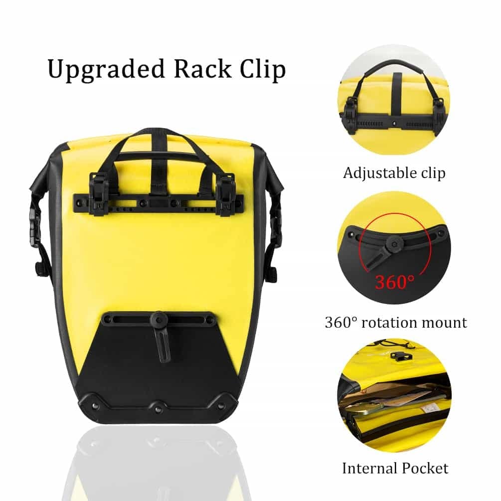 ROCKBROS Gepäckträgertasche 25L-32L 100 % wasserdicht mit Tragegriff - ROCKBROS-EU