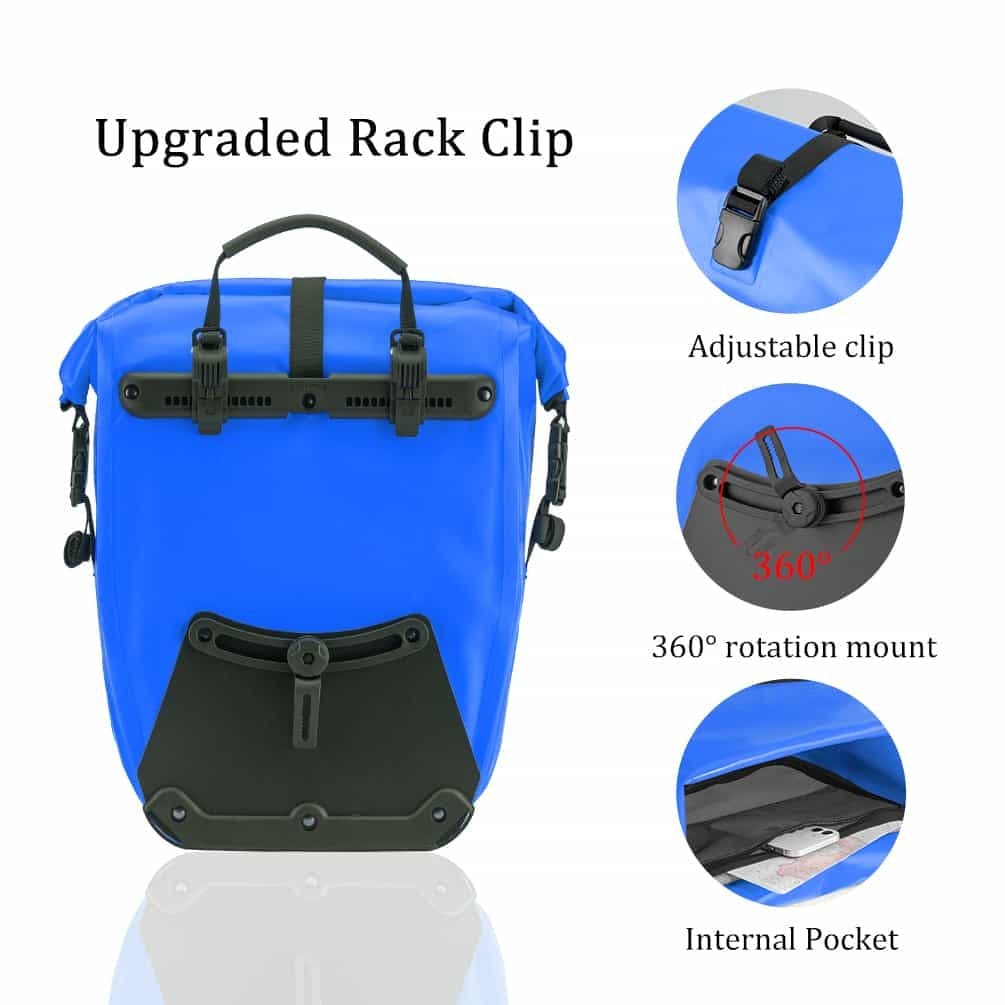 ROCKBROS Gepäckträgertasche 25L-32L 100 % wasserdicht mit Tragegriff - ROCKBROS-EU