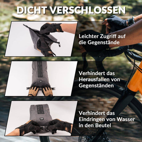 ROCKBROS Gepäckträgertasche Gepäckträger für Vordergabel 2,7 L, Wasserdicht - ROCKBROS-EU