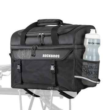 kühltasche für ortlieb fahrradtasche ROCKBROS Gepäckträgertasche Kühltasche mit Schultergurt 11L Schwarz – ROCKBROS-DE