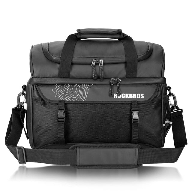 ROCKBROS Gepäckträgertasche mit Schultergurt Kühltasche isolierte Lunch Tasche Schwarz - ROCKBROS-EU