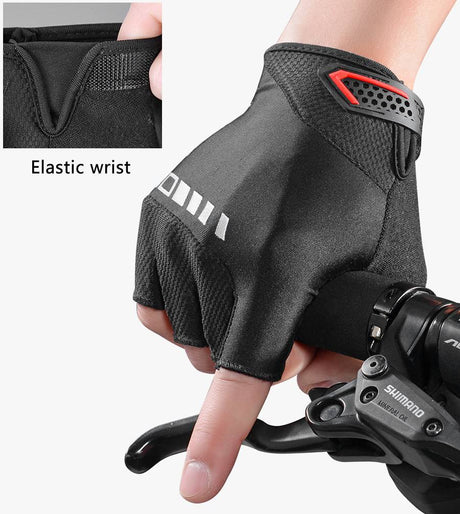 ROCKBROS Halbfinger MTB Handschuhe für Herren und Damen rutschfeste - ROCKBROS-EU