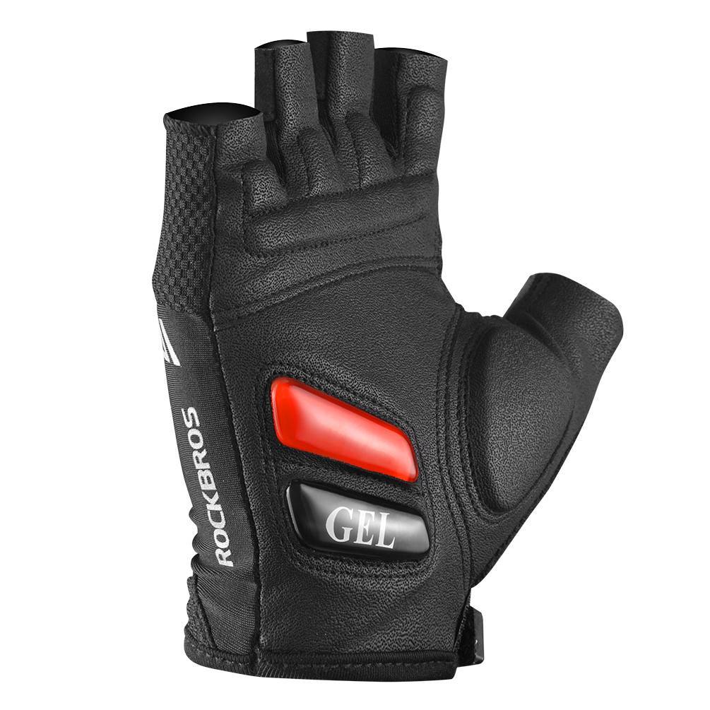 ROCKBROS Halbfinger MTB Handschuhe für Herren und Damen rutschfeste - ROCKBROS-EU