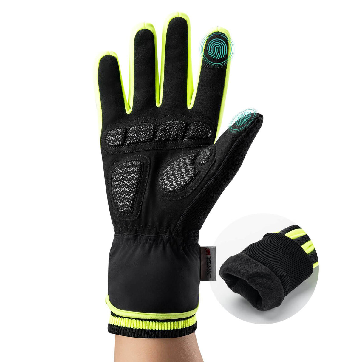 ROCKBROS Handschuhe Fahrradhandschuhe Touchscreen Thinsulate Skihandschuh - ROCKBROS-EU