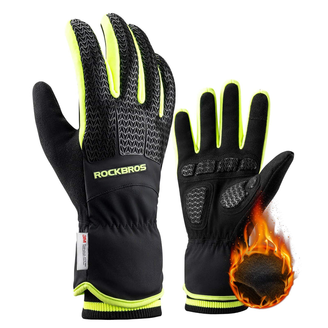 ROCKBROS Gloves Cycling Gloves Touchscreen Thinsulate Ski Gloves Small (S)