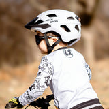 ROCKBROS Kinder-Fahrradhelm mit abnehmbarem Visier