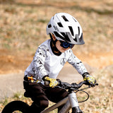 ROCKBROS Kinder-Fahrradhelm mit abnehmbarem Visier