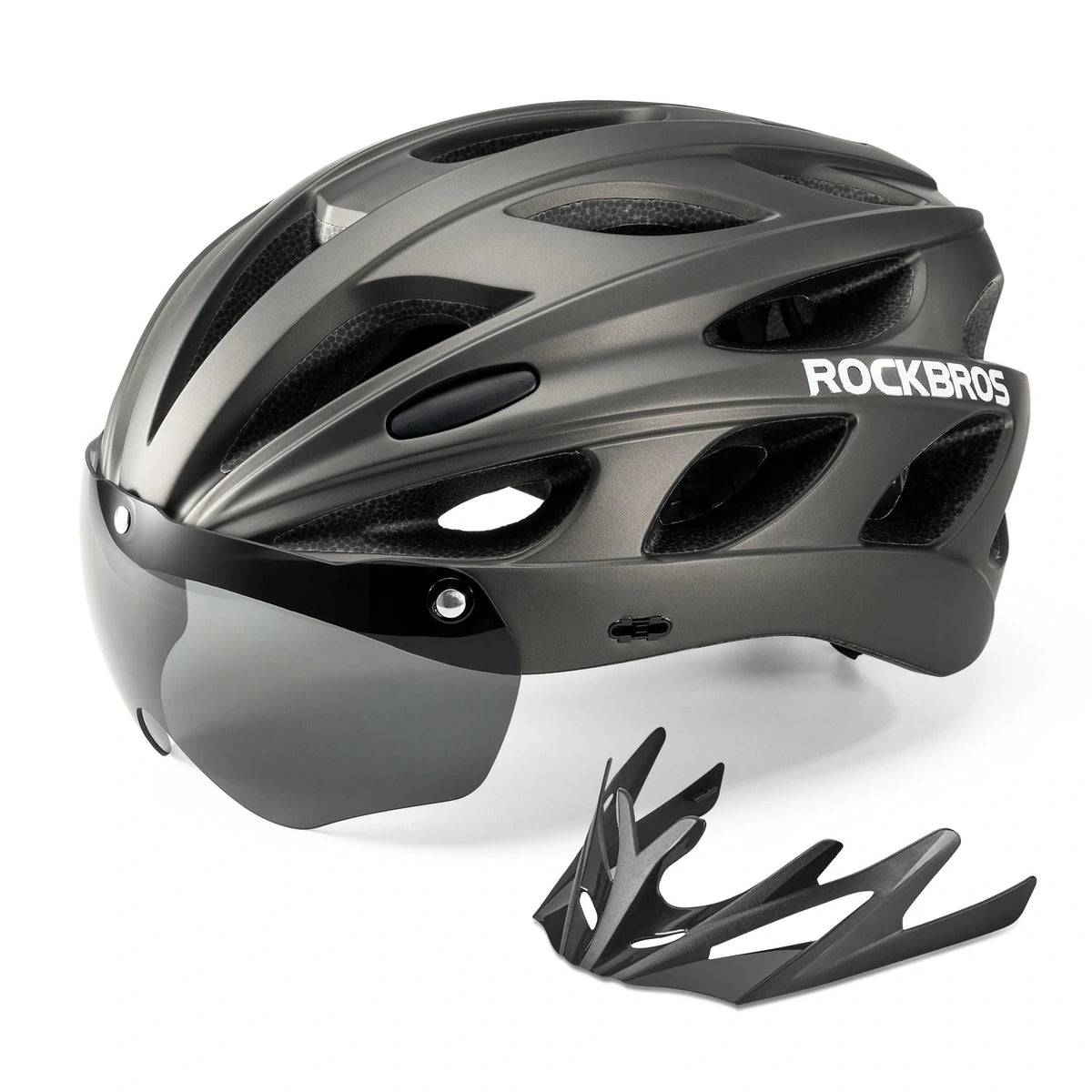 ROCKBROS Kinder Fahrradhelm mit integrierter abnehmbarer Magnetbrillen – ROCKBROS-DE