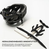 ROCKBROS Kinder-Fahrradhelm mit integrierter und abnehmbarer Magnetbrille sowie Visier