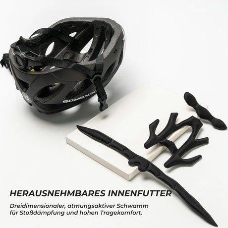 ROCKBROS Kinder-Fahrradhelm mit integrierter und abnehmbarer Magnetbrille sowie Visier