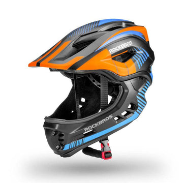 ROCKBROS Kinder helm Integriert Fahrradhelm mit Abnehmbarem Kinnschutz –  ROCKBROS-DE