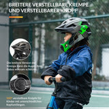 ROCKBROS Kinderhelm BMX MTB Downhill Helm mit Abnehmbarem Kinnschutz und Krempe - ROCKBROS-EU