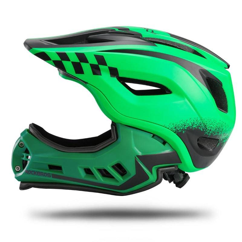 fullface helm abnehmbarer kinnbügel kinder ROCKBROS children's helmet full-face helmet with removable chin guard – ROCKBROS-DE Jacket Size:M Pegasus Damen Fahrrad in Game boy