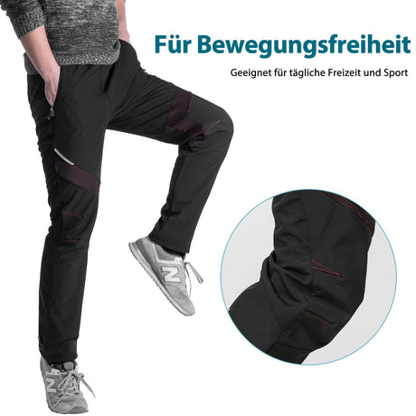 ROCKBROS Lange Fahrradhose Herren Winter Radhose Winddicht Warm - ROCKBROS-EU