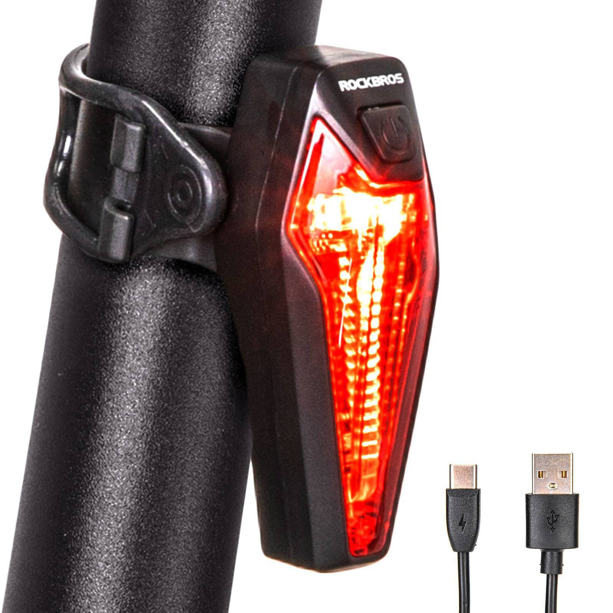 ROCKBROS LED hinten Fahrradlicht Aufladbarer IPX5 Wasserdicht - ROCKBROS-EU