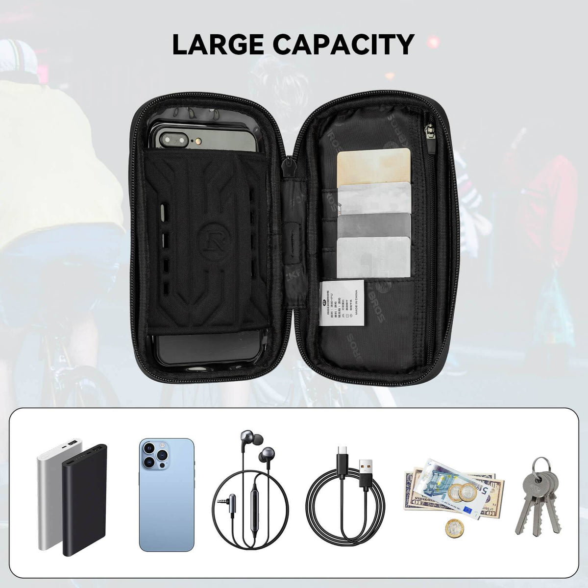 lenkertasche handy motorrad Lenkertasche mit 360° Drehung Handyhalterung (Motorrad/Fahrrad) – ROCKBROS-DE