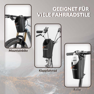 fahrrad lenkertasche mit flaschenhalter Multifunktionale Lenkertasche & Trinkflaschenhalter – ROCKBROS-DE