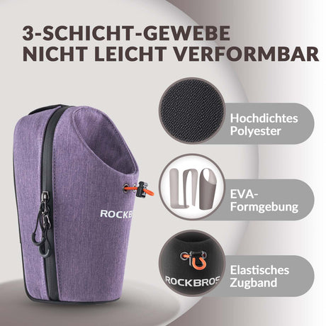 ROCKBROS Lenkertasche Flaschentasche Trinkflaschenhalter Multifunktionales Design - ROCKBROS-EU