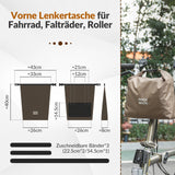 ROCKBROS Lenkertasche Wasserdichte Fahrradkorb Fronttasche 2,5L-4L - ROCKBROS-EU