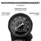 ROCKBROS Mini Fußpumpen Luftpumpe mit Manometer - ROCKBROS-EU