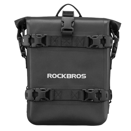 ROCKBROS Motorrad Seitentasche wasserdicht Gepäckträgertasche 5L Schwarz - ROCKBROS-EU