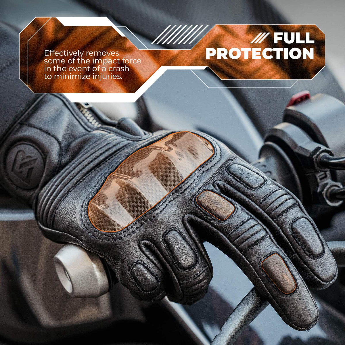 ROCKBROS Motorradhandschuhe Touchscreen Leder Vollfinger Amtungsaktiv – ROCKBROS-DE