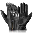 ROCKBROS Motorradhandschuhe Touchscreen Leder Vollfinger Handschuhe Amtungsaktiv - ROCKBROS-EU