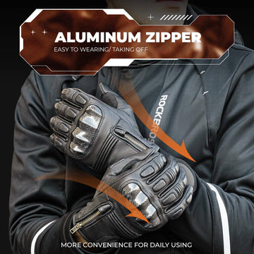 touchscreen handschuhe leder ROCKBROS Motorradhandschuhe Touchscreen Leder Vollfinger Amtungsaktiv –  ROCKBROS-DE