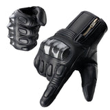 ROCKBROS Motorradhandschuhe Touchscreen Leder Vollfinger Handschuhe Amtungsaktiv - ROCKBROS-EU