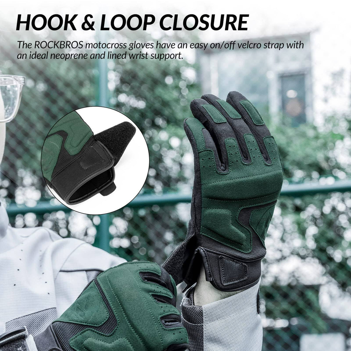 ROCKBROS Motorcycle Gloves Windproof Touchscreen Men's Gloves – ROCKBROS-DE