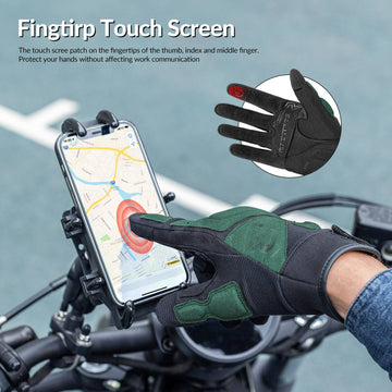 motorrad handschuhe handy bedienen ROCKBROS Motorradhandschuhe Winddichte Touchscreen Herren Handschuhe – ROCKBROS-DE