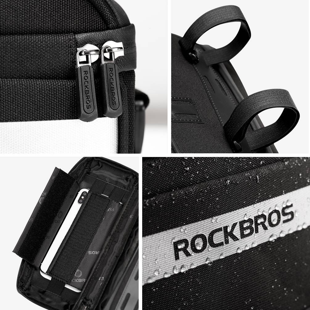 ROCKBROS multifunktional Fahrrad Lenkertasche mit PVC-Touchscreen und Schultergurt - ROCKBROS-EU