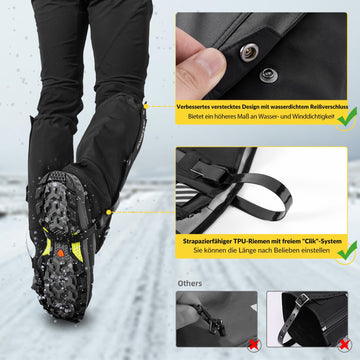 rennrad gamaschen ROCKBROS Outdoor Gamaschen wasserdichte Schnee Gaiter für Herren Damen – ROCKBROS-DE