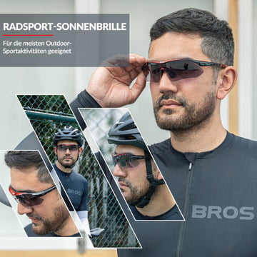 sport sonnenbrille mit band ROCKBROS Photochromic Sportbrillen Mit Austauschbarem Elastischem Stir –  ROCKBROS-DE