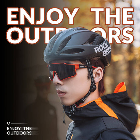 ROCKBROS Polarisiert Fahrradbrille Sport Sonnenbrille für Outdoorsport - ROCKBROS-EU