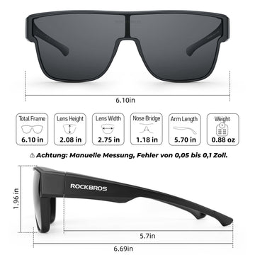 Unisex OTG Fahrrad-Überbrille Polarisiert – ROCKBROS-DE