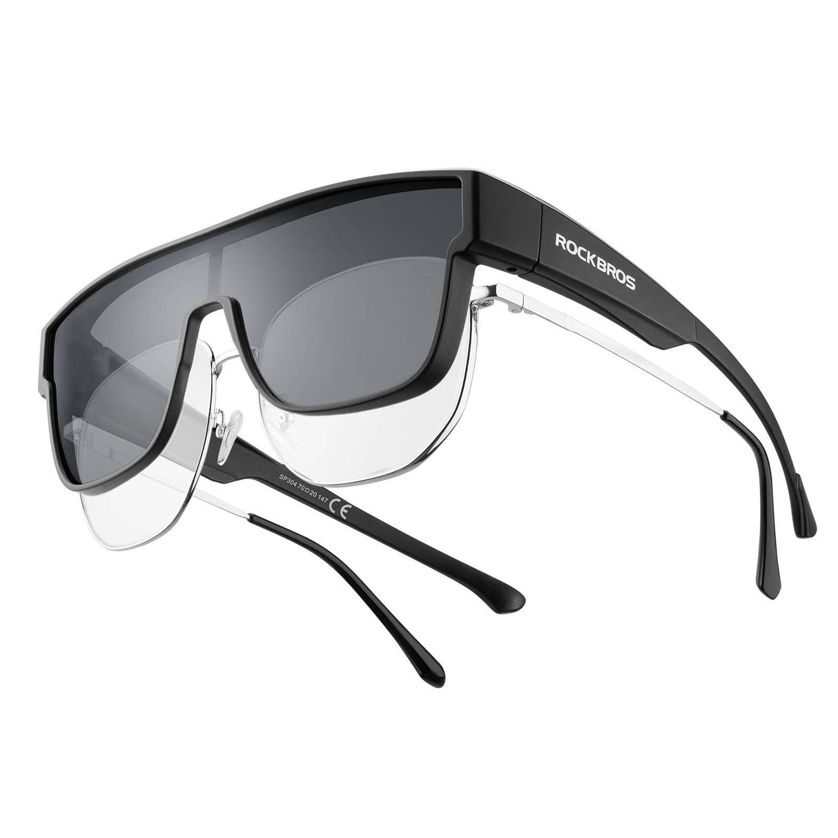 ROCKBROS Polarisierte Fahrradbrille Kurzsichtbrille Unisex Sportbrille - ROCKBROS-EU