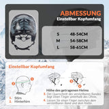 ROCKBROS-Qunature Skihelm mit Ohrenschützern Schneehelm Winter für Skifahren - ROCKBROS-EU