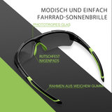 ROCKBROS Radbrille Sonnenbrille Halbrahmen Photochromatische Brille - ROCKBROS-EU