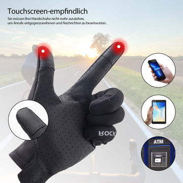 mtb handschuhe touchscreen ROCKBROS Radhandschuhe MTB Frühling Herbst Atmungsaktiv Touchscreen Un – ROCKBROS-DE