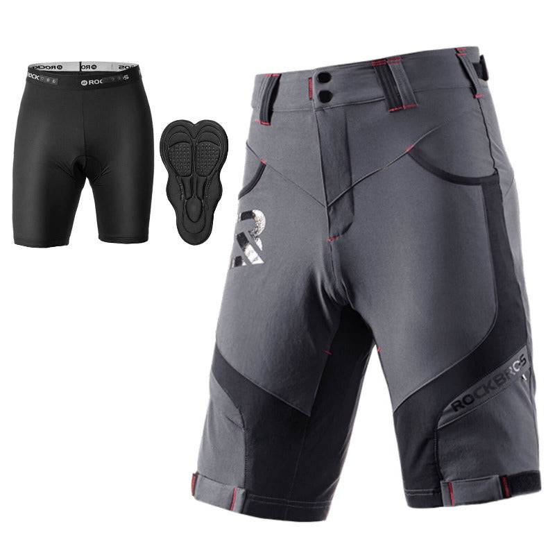 mountainbike kurze hose Men's Short Cycling Bib Shorts: Breathable – ROCKBROS-DE