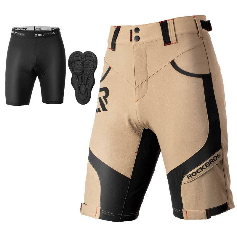 mountainbike radlerhose herren Kurze Herren Radhose: Atmungsaktiv – ROCKBROS-DE