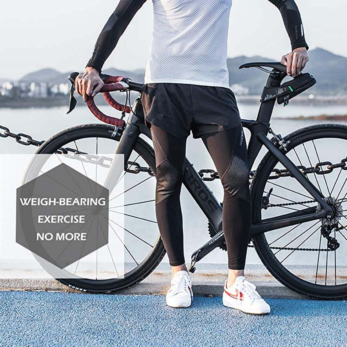 ROCKBROS Radsport Beinlinge Knieschutz Winter Anti Rutschen Beinwärmer – ROCKBROS-DE