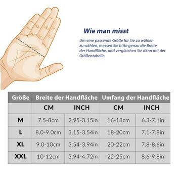 fahrradhandschuhe größentabelle herren Cycling Touchscreen Fingerless Gloves Spring – ROCKBROS-DE