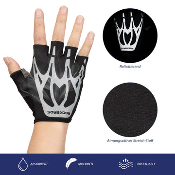 fingerlose handschuhe für rollstuhlfahrer Radsport Touchscreen Fingerlose Handschuhe Frühling – ROCKBROS-DE