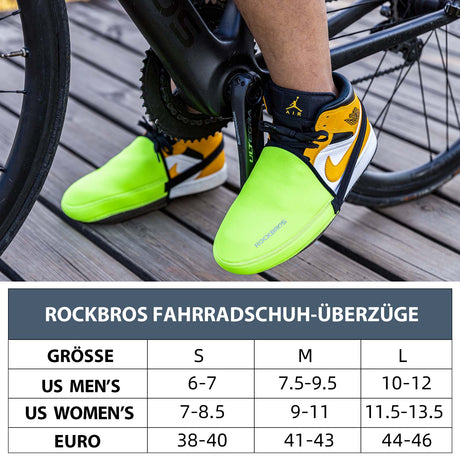 ROCKBROS Radsport Überschuhe Wasserdicht Kevlar Fahrrad Shoe Cover - ROCKBROS-EU