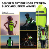 ROCKBROS Reflektierende Weste Reiten Sicherheitsweste Fluoreszierend Grün - ROCKBROS-EU